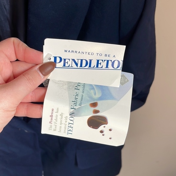 *NWT Vintage Pendleton 100% Virgin Wool Blazer - Picture 4 of 6